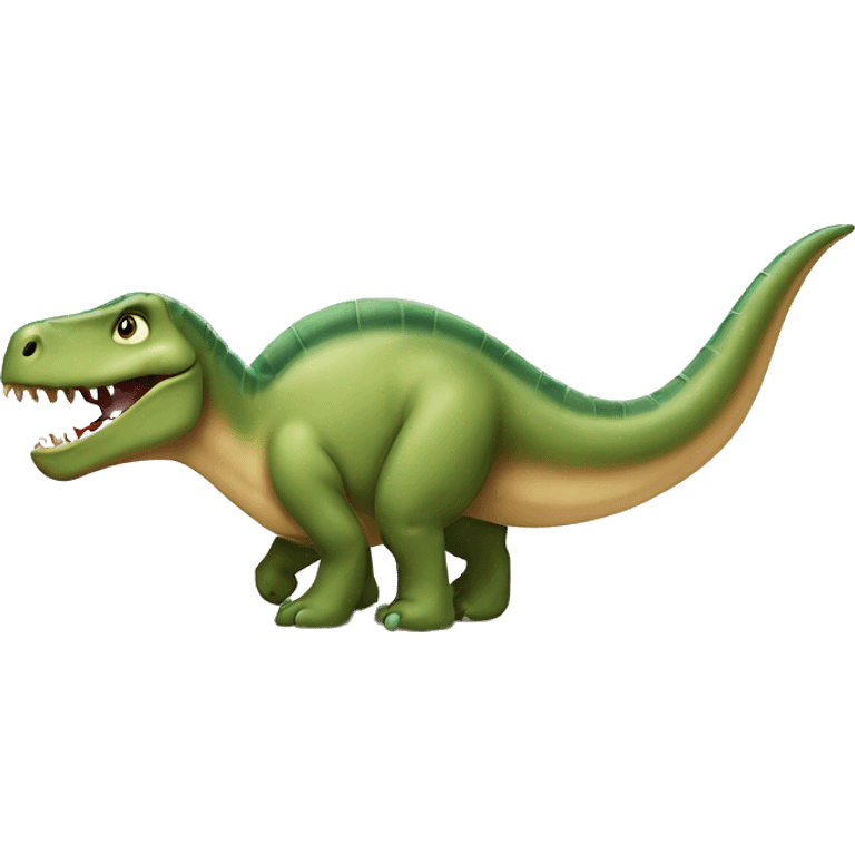 Un dinosauro che surfa  emoji