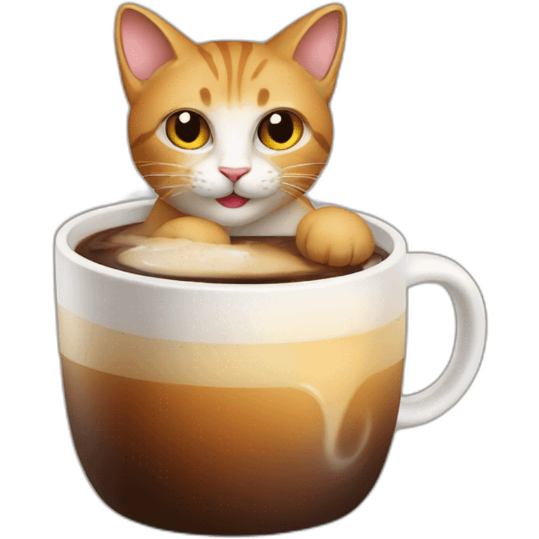 cat drink caffeine  emoji