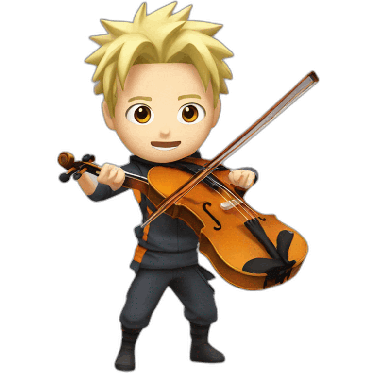 Naruto playing violin  emoji