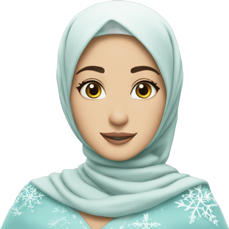 Hijabi elsa princess emoji