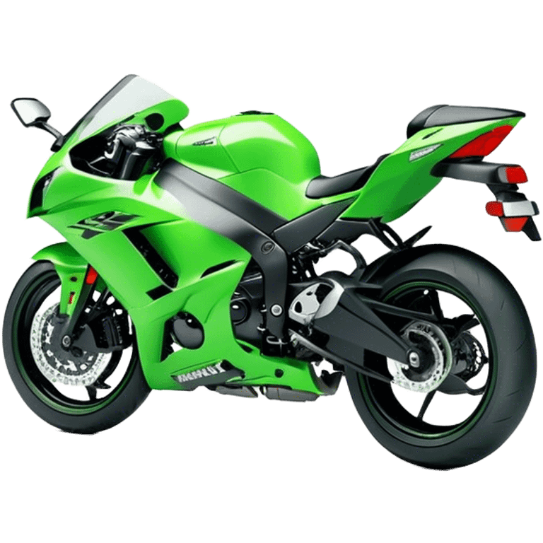 Kawasaki Ninja (Sportbike) - Kawasaki Ninja ZX-10R (Model Year: 2022) (Iconic colour: Green) emoji