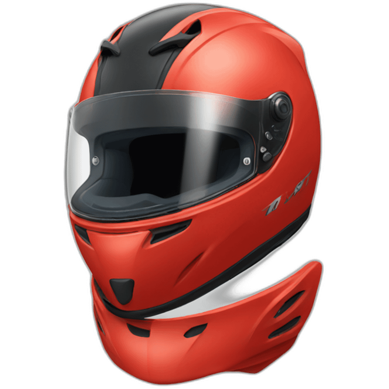 Red Racing helmet emoji