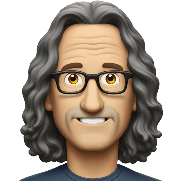 Geddy Lee watching TV emoji