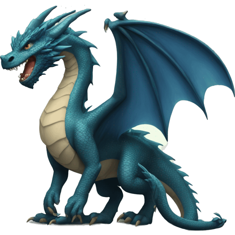 A dragón  emoji