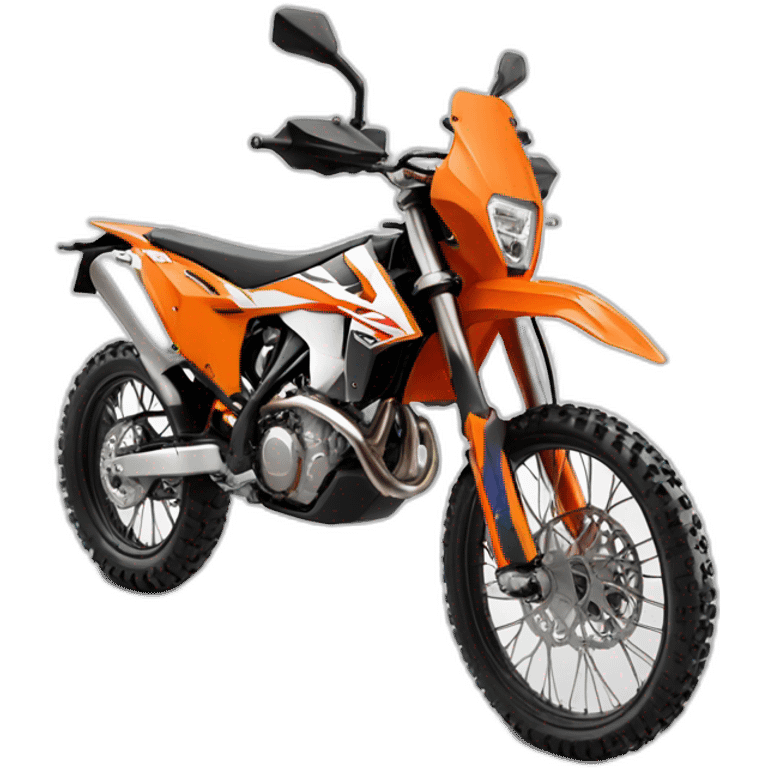 KTM 125 motocross emoji