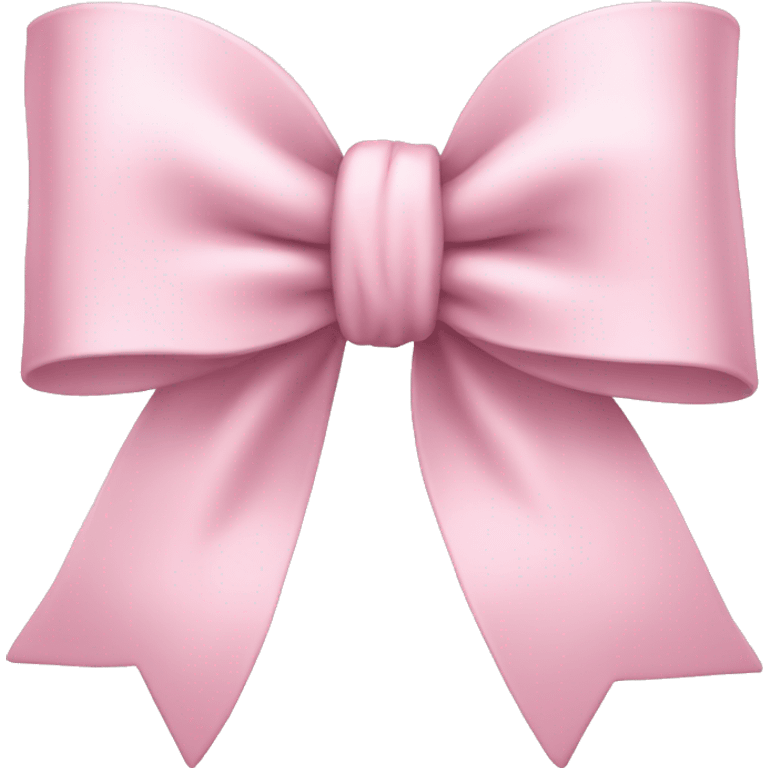 Pale pink large bow  emoji