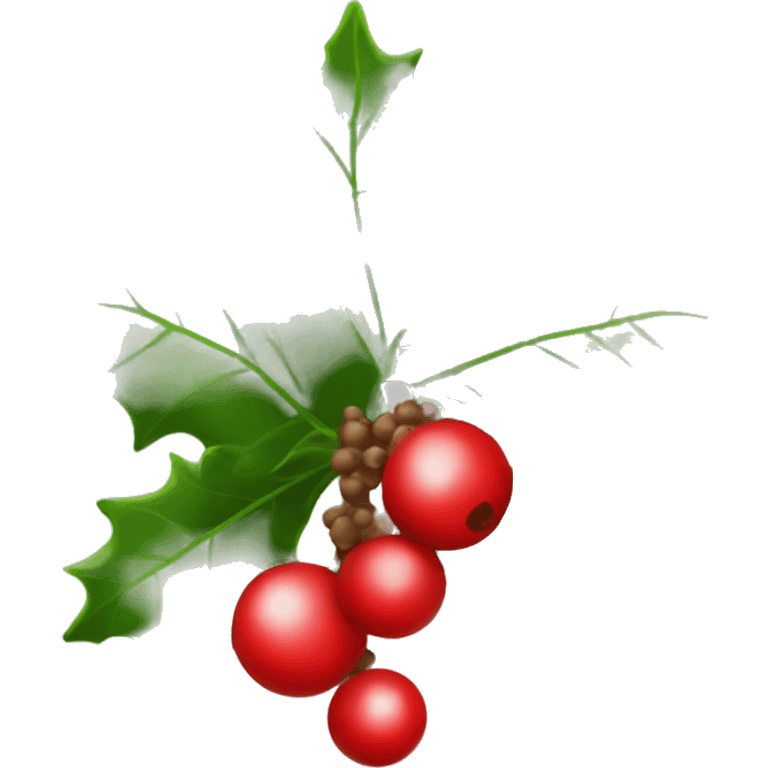 Holly berry emoji