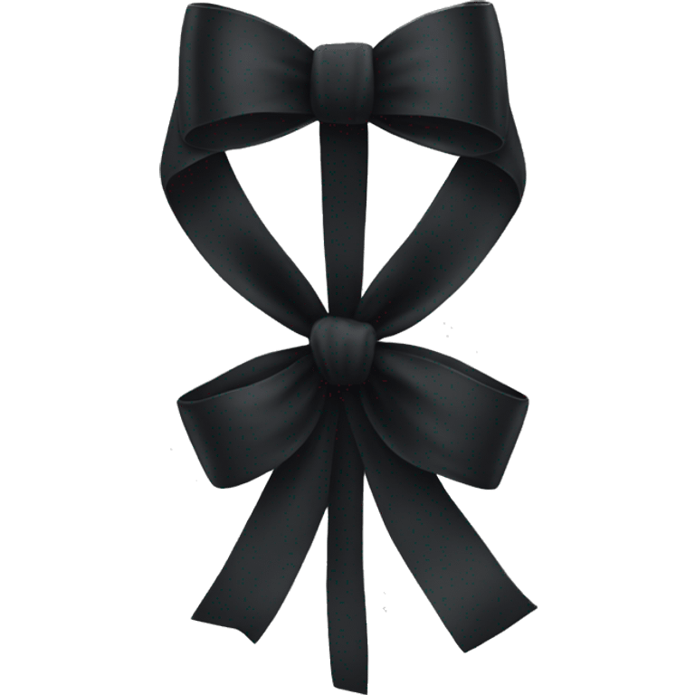 black bow emoji