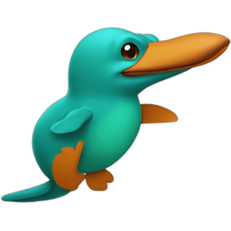 Perry the platypus emoji