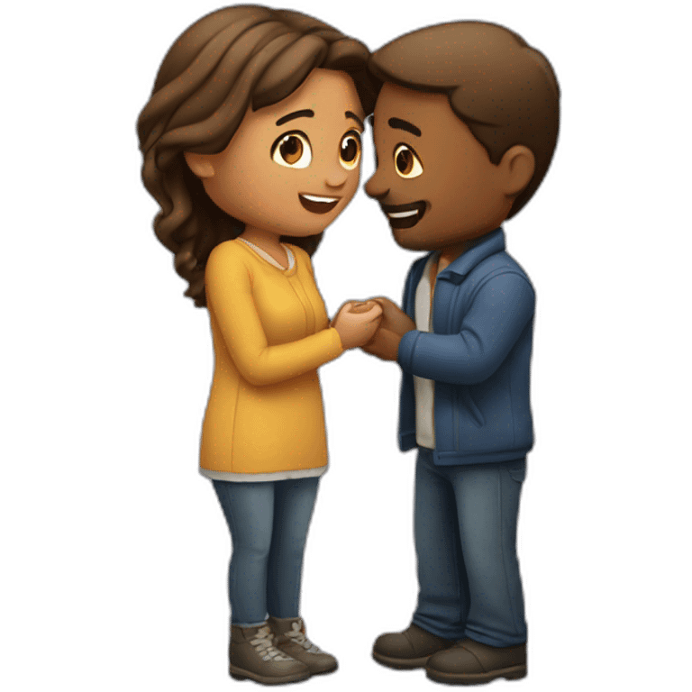 Proposing to girlfriend emoji