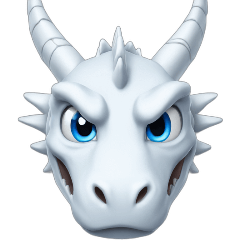 blue eyes white dragon emoji