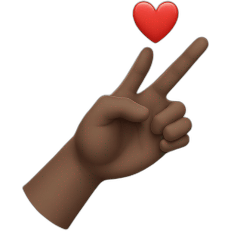 Coeur avec les mains emoji