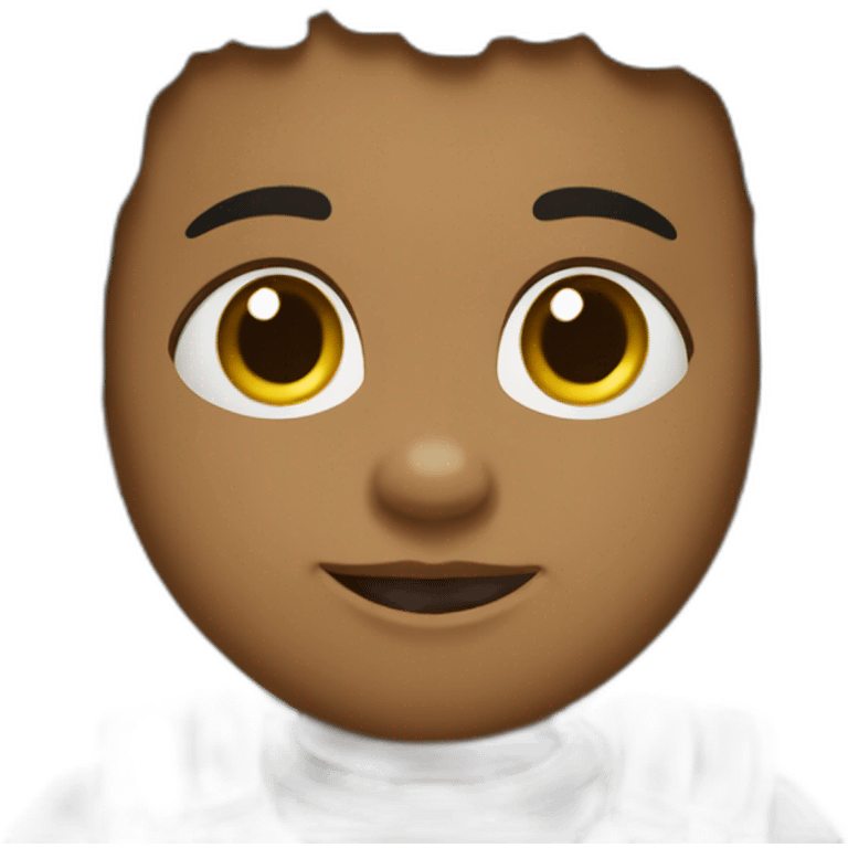 Bebê com terno  emoji