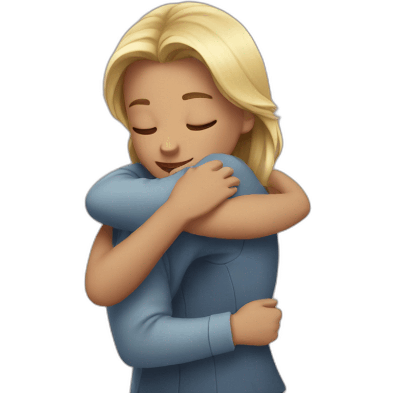 Girls hug emoji