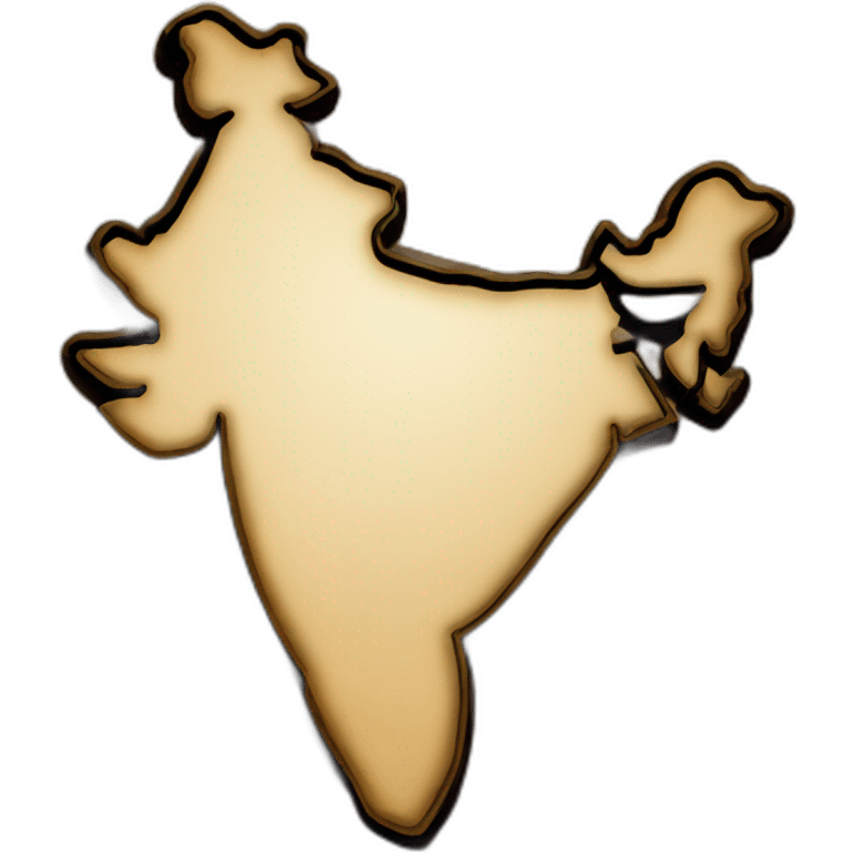 india's 3d map emoji