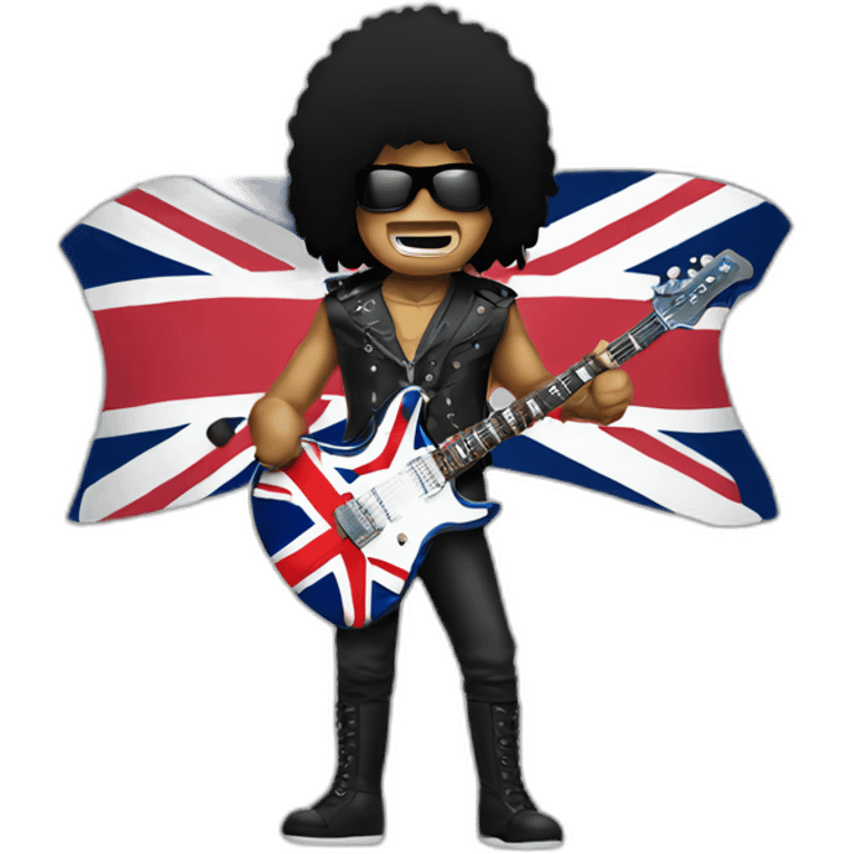 Slash with union jack emoji