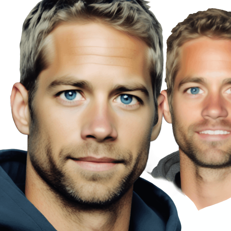 Paul Walker blue eyes grey hair  emoji