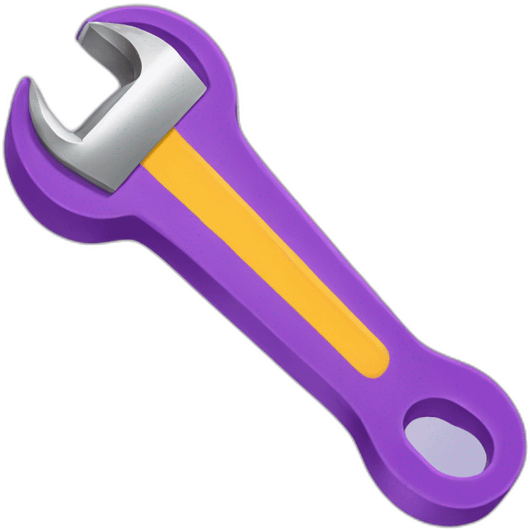 Light purple wrench emoji