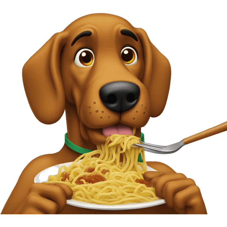 Scooby doo eating spaghetti  emoji