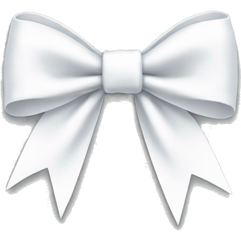 White bow emoji