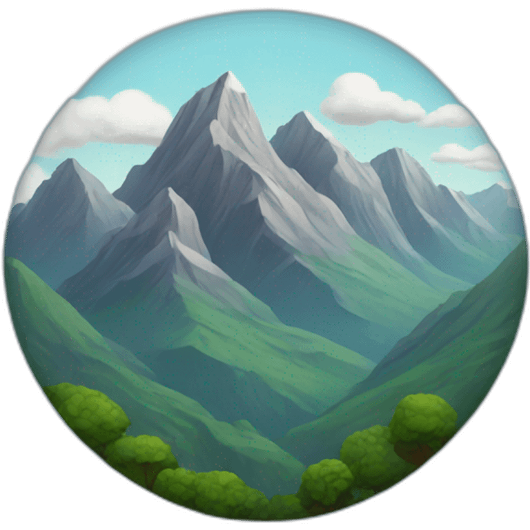 mountains emoji