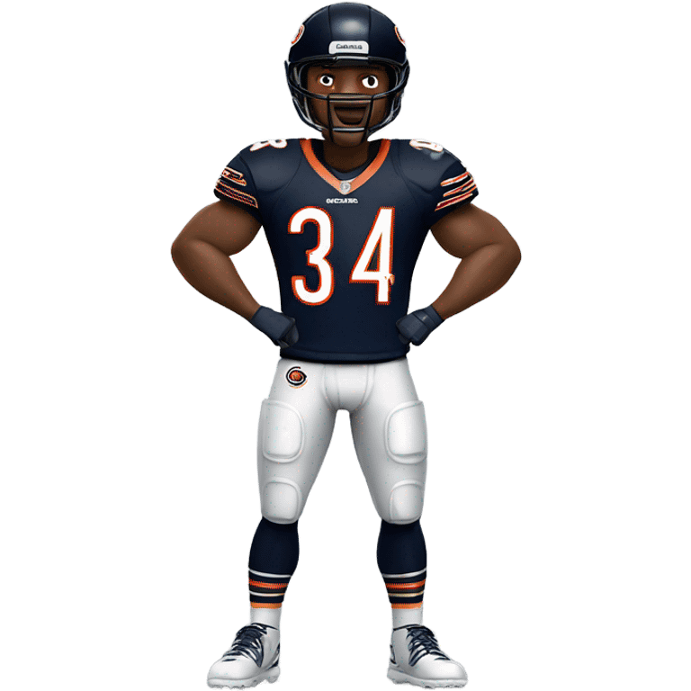 Chicago bears 34 Payton emoji