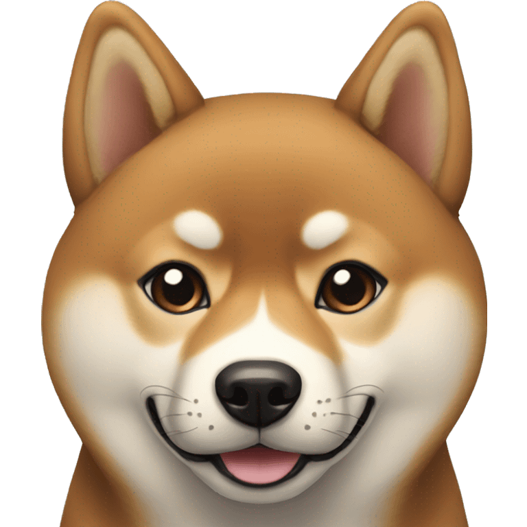 Black and tan Shiba Inu emoji