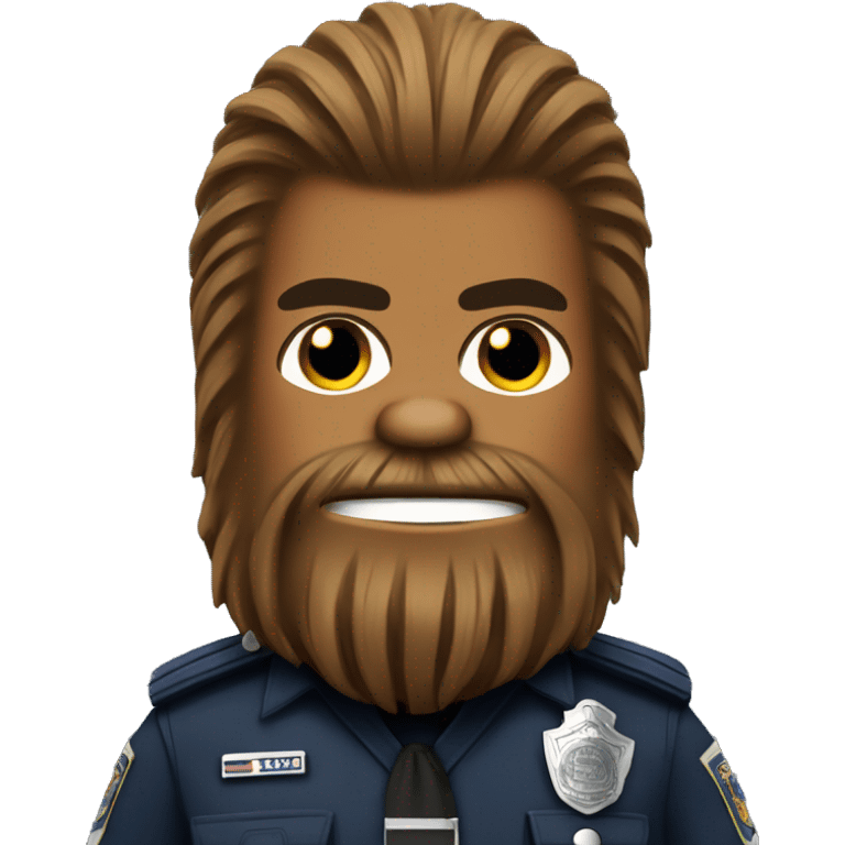 Police officer Chewbacca  emoji