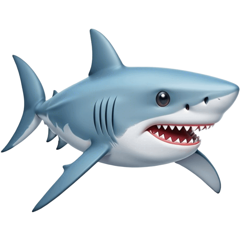 shark with top emoji