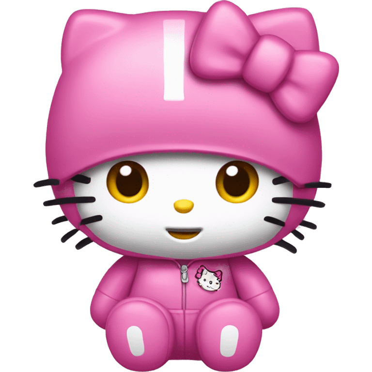 Hello kitty pink emoji