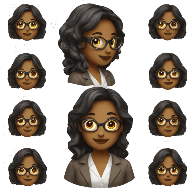 Beautiful librarian emoji