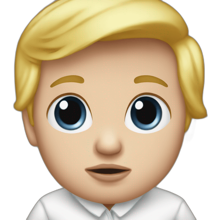 donald trump as a baby emoji