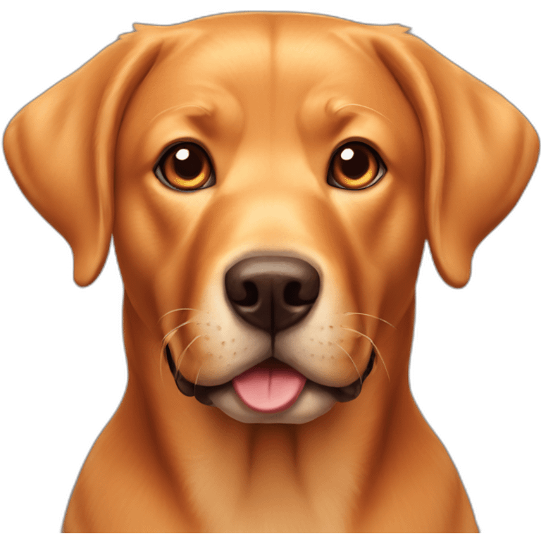 foxred labrador emoji