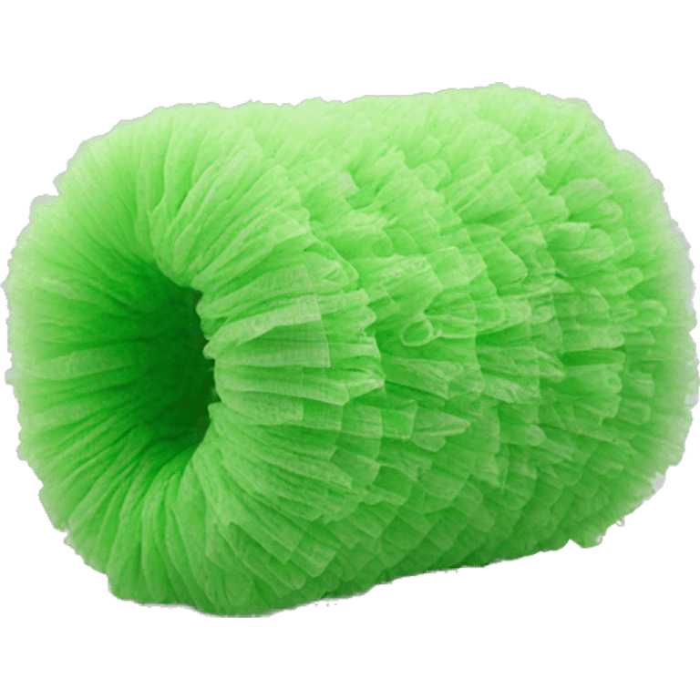 Synthetic loofah emoji