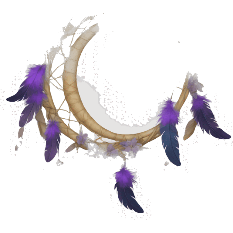 crescent-stars-dreamcatcher emoji