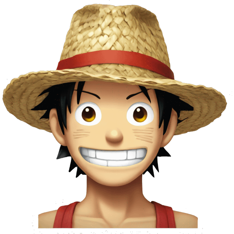 Straw hat Luffy  emoji