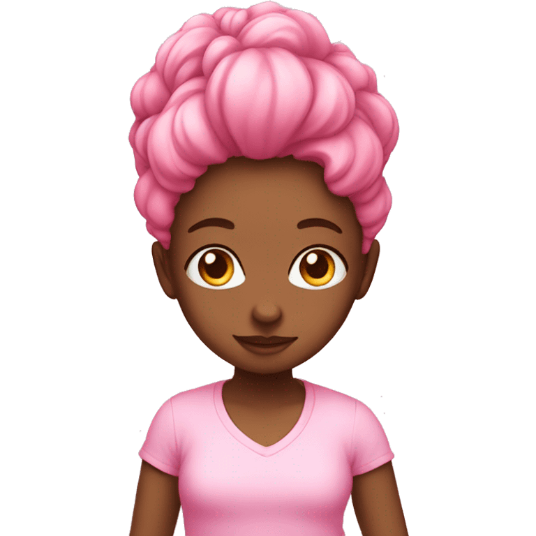 Pink cute emoji