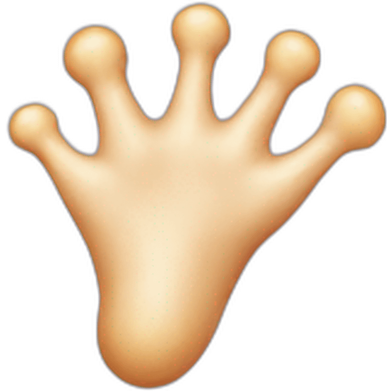 Chicken foot emoji