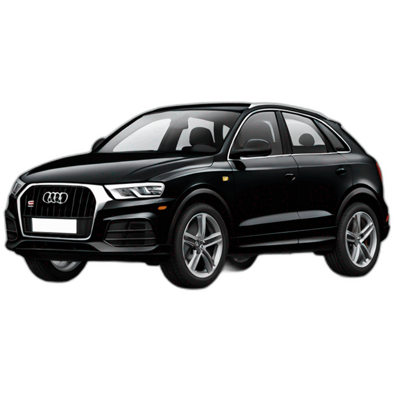 Black Audi Q3 emoji