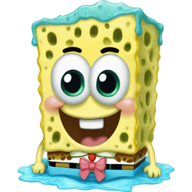 cute baby sponge bob emoji