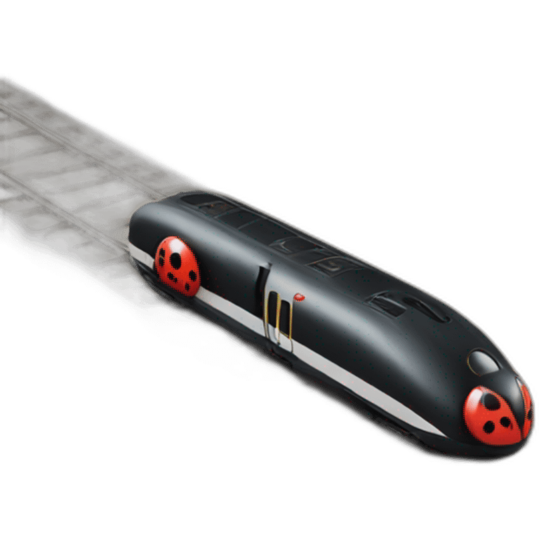 ladybug bullet train emoji