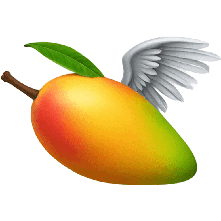 Mango with wings emoji