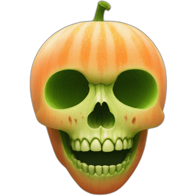 Melon skull emoji