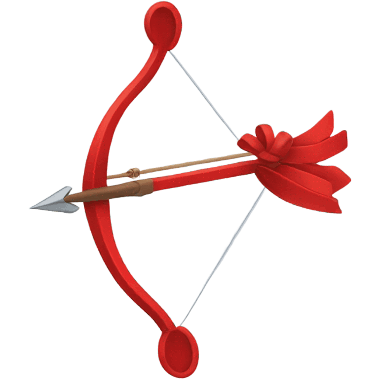 red bow and arrow emoji