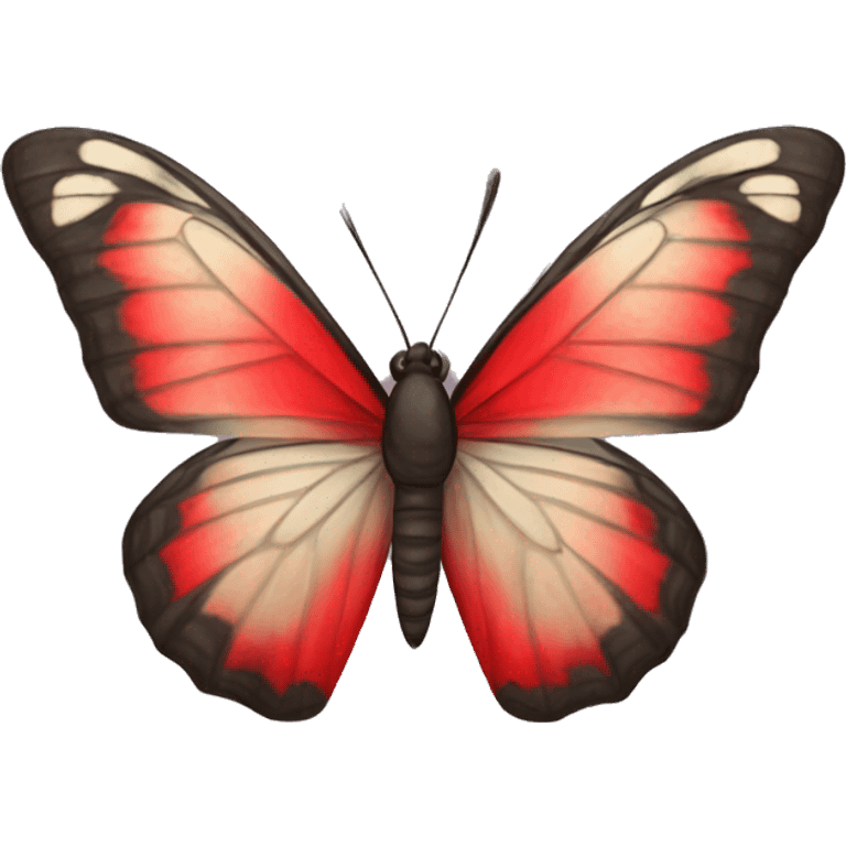 mariposa roja emoji