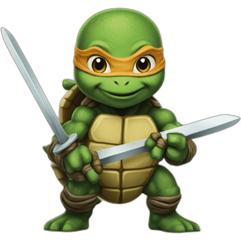 Teenage mutant turtles babies emoji