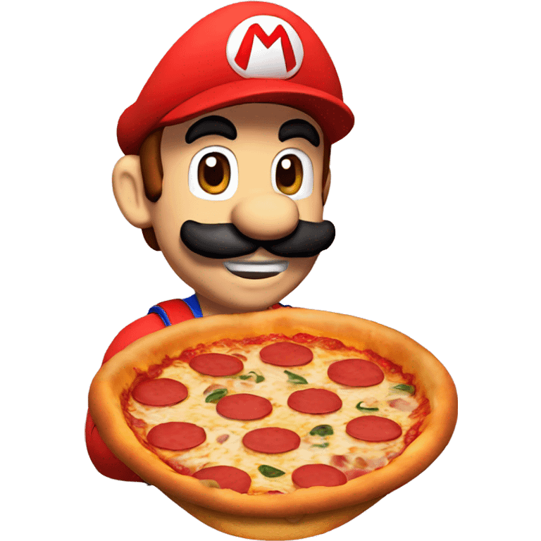 mario in pizza emoji