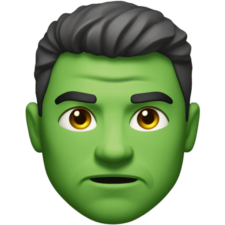 Thug Hulk face emoji