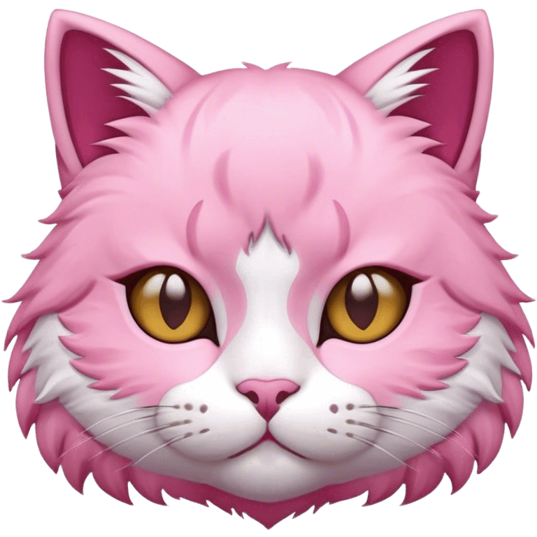 Sakura cat head emoji