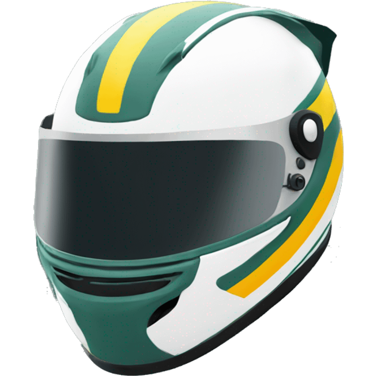 racing helmet senna emoji